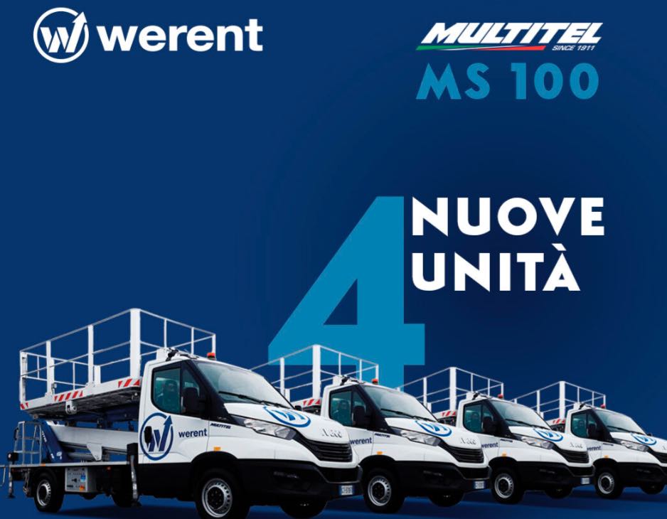 noticias maquinaria La flota de Werent aumenta con Multitel