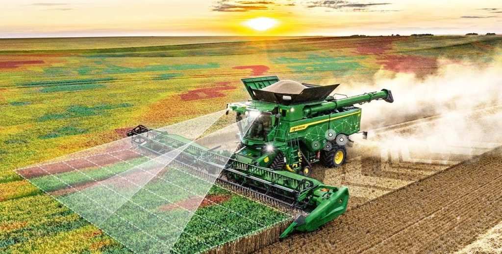 noticias maquinaria S7 nueva cosechadora digital de John Deere