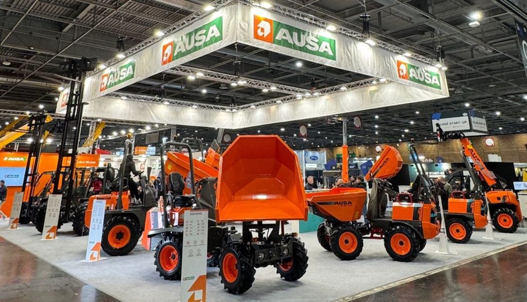 noticias maquinaria AUSA hace su debut eléctrico en INTERMAT Paris