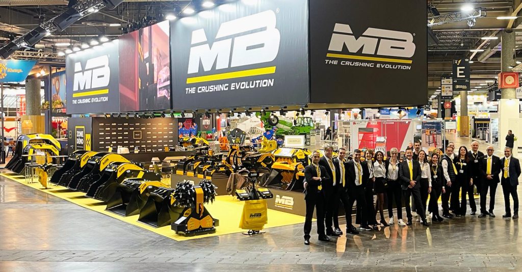 noticias maquinaria Debut en Intermat de los equipos MB Crusher
