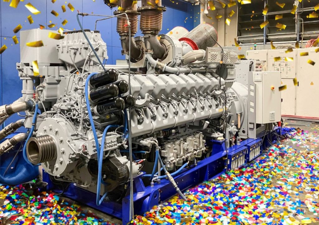 noticias maquinaria El grupo electrógeno MTU 20V 4000 DS3600 supera las pruebas