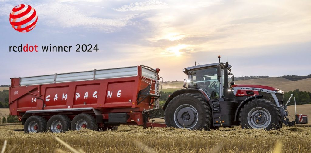 noticias maquinaria El tractor MF 9S premio Red Dot Award 2024