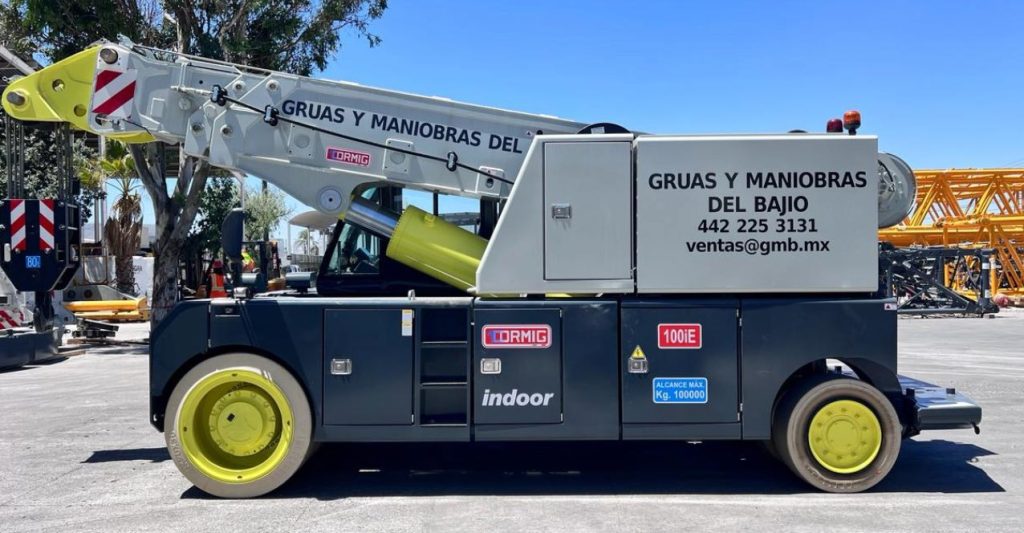 noticias maquinaria GAM México entrega una grúa eléctrica de 100 Tn de Ormig