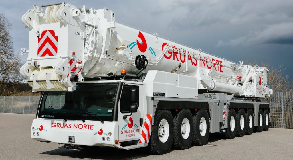 Grúas Norte optimiza su flota con la grúa Liebherr LTM 1650-8.1