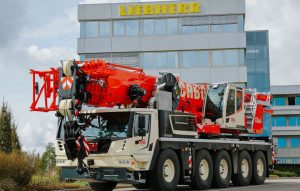 noticias maquinaria Nueva grúa Liebherr LTM 1110-5.2 de Grutrans Cabos