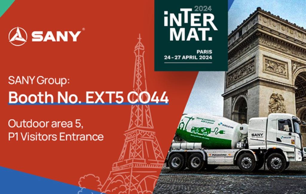 noticias maquinaria SANY se prepara para INTERMAT 2024