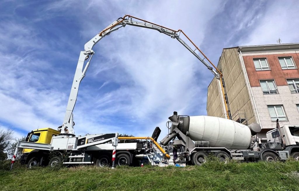 noticias maquinaria Transportes Calvo Vilar con su Nueva Putzmeister M42-5