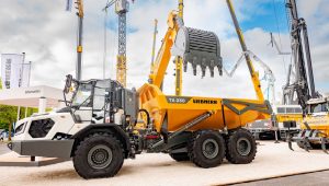 noticias maquinaria El camión volquete TA 230 Litronic de Liebherr en Intermat 2024
