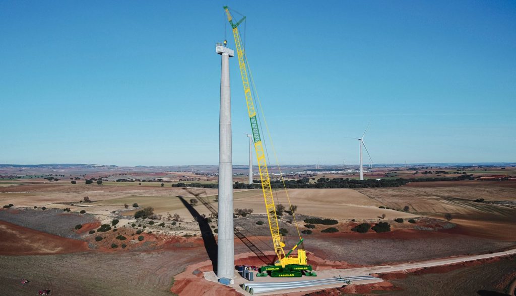 noticias maquinaria Grúas Aguilar invierte en la grúa Liebherr LR 1700-1.0W
