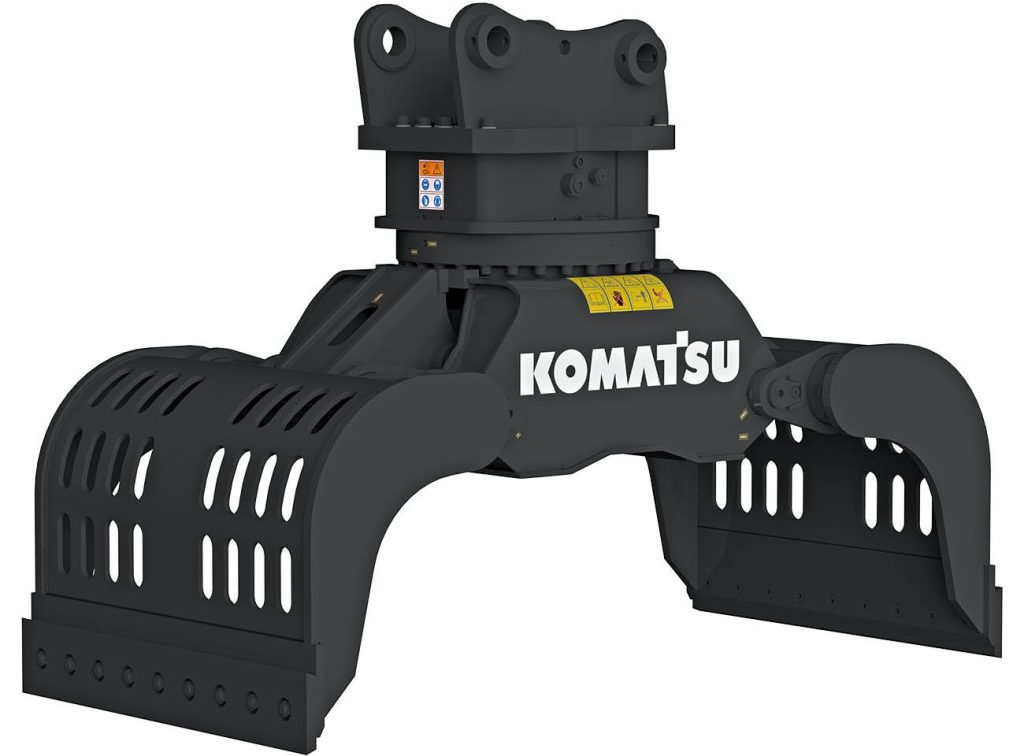 noticias maquinaria Komatsu Europe lanza nueva gama de garras