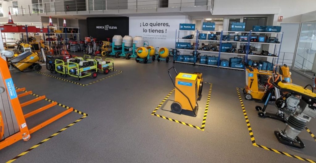 noticias maquinaria MERCA-ELEVA abre una nueva tienda de maquinaria