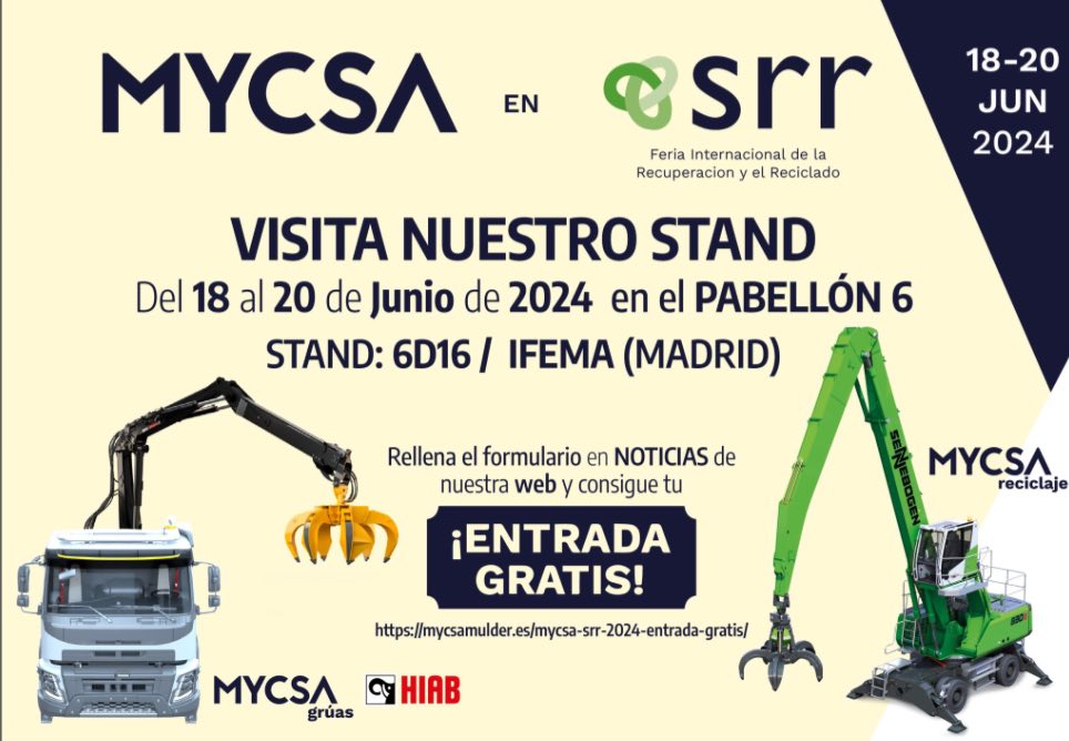 noticias maquinaria MYCSA en la Feria Internacional de Recuperación y Reciclaje