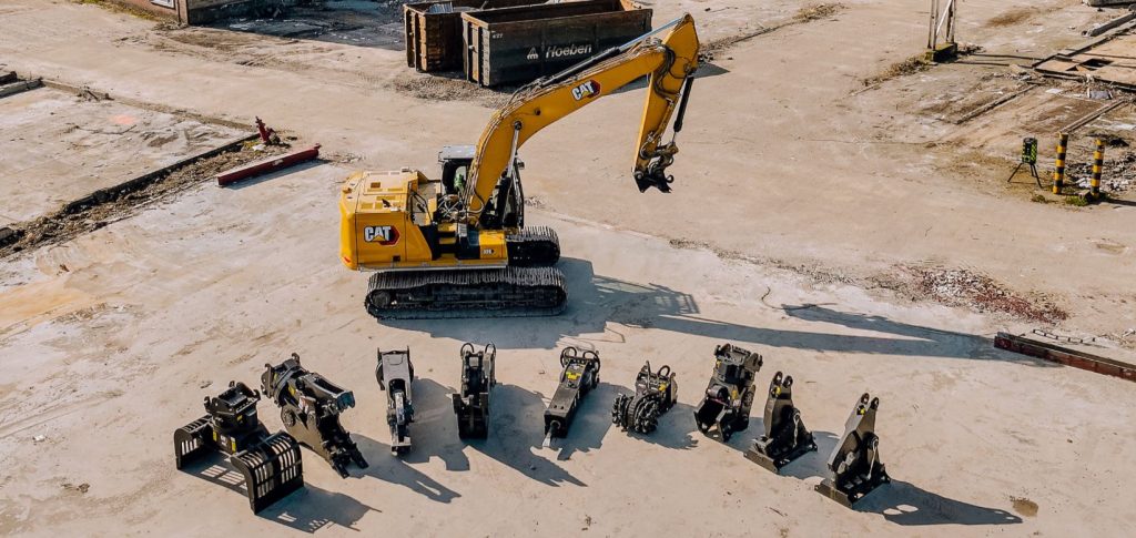 noticias maquinaria Nuevos acopladores CW hidráulicos de Cat para excavadoras