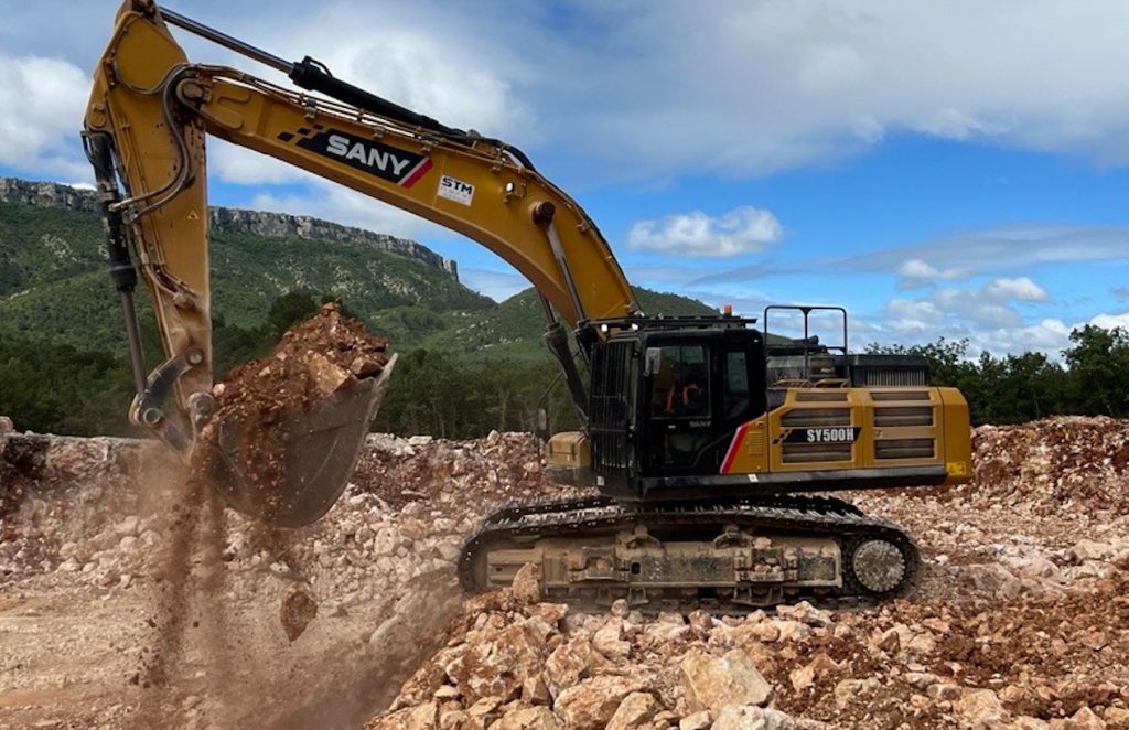 noticias maquinaria Puesta en marcha de la excavadora SANY SY500H