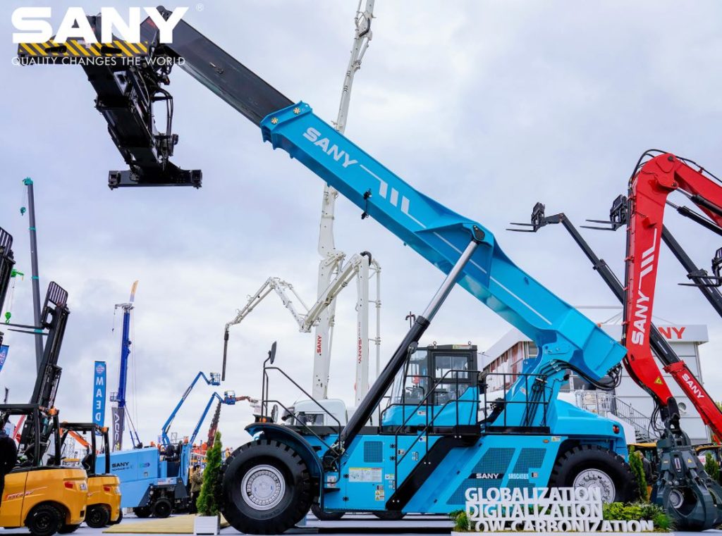 noticias maquinaria SANY muestra máquinas avanzadas en INTERMAT 2024