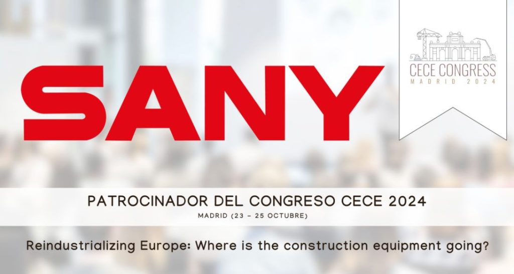 noticias maquinaria SANY será patrocinador del Congreso CECE 2024