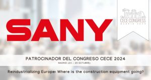 noticias maquinaria SANY será patrocinador del Congreso CECE 2024