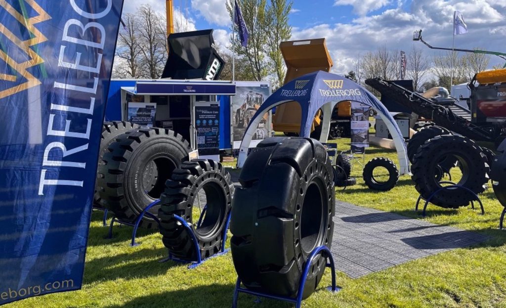 noticias maquinaria Trelleborg presenta sus neumáticos para construcción en ScotPlant