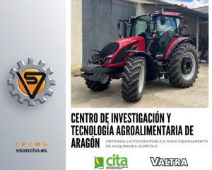 noticias maquinaria Vsancho gana licitación del CITA para un Valtra