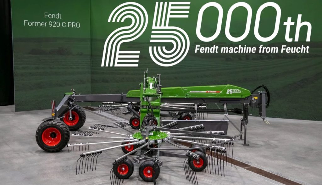 noticias maquinaria 25000 máquinas Fendt fabricadas en Feucht