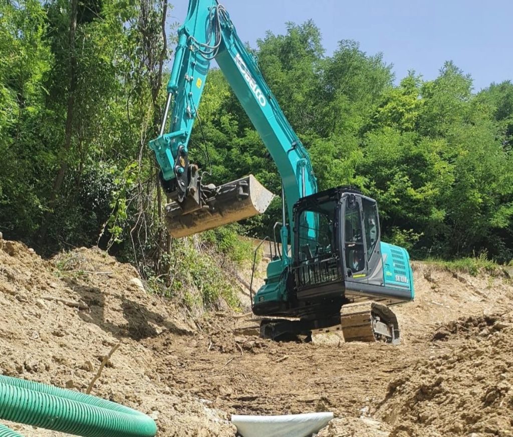noticias maquinaria D'Ambrosio Fabio elige una excavadora Kobelco SK130LC-11