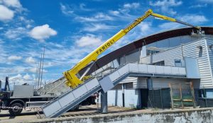 noticias maquinaria Farioli alquila la plataforma MJ 525 de Multitel Pagliero