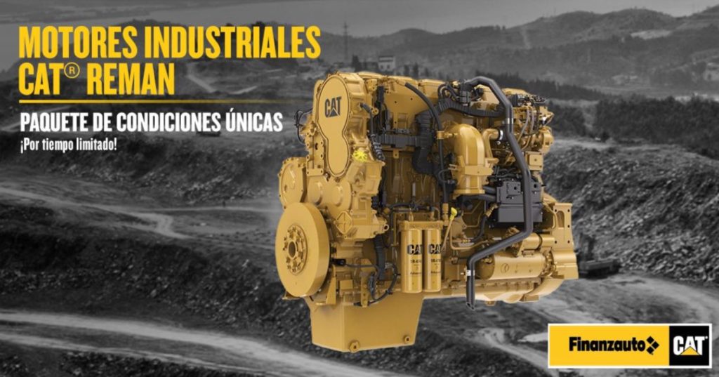 noticias maquinaria Finanzauto lanza un paquete de condiciones únicas para para Motores Industriales Cat® Reman