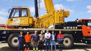 noticias maquinaria Heavy Equipment Ibérica entrega una Grúa Sany en España
