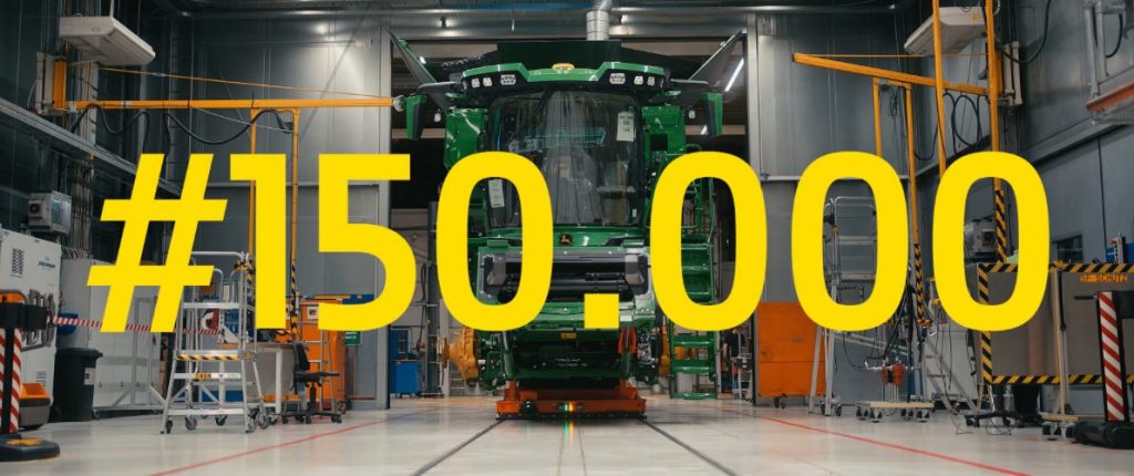 noticias maquinaria John Deere produce su cosechadora 150.000 en Zweibrücken (Alemania)
