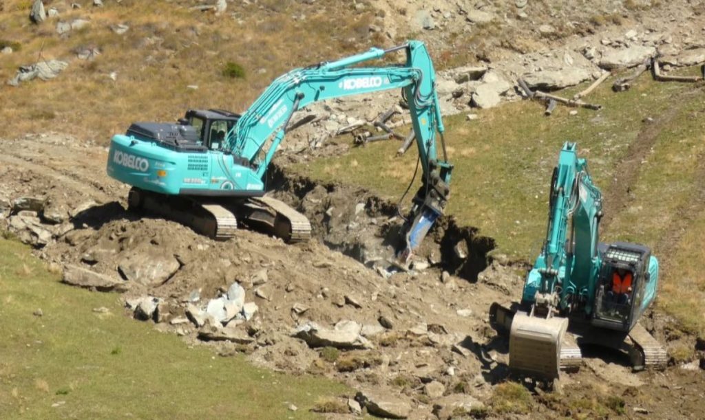 noticias maquinaria Monterosa Ski innova con Kobelco