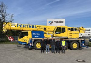 noticias maquinaria Perthel Stahlbau adquiere una Grúa Tadano AC 4.070L-1