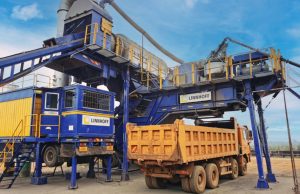 noticias maquinaria Power China utiliza planta de mezcla de asfalto Linnhoff