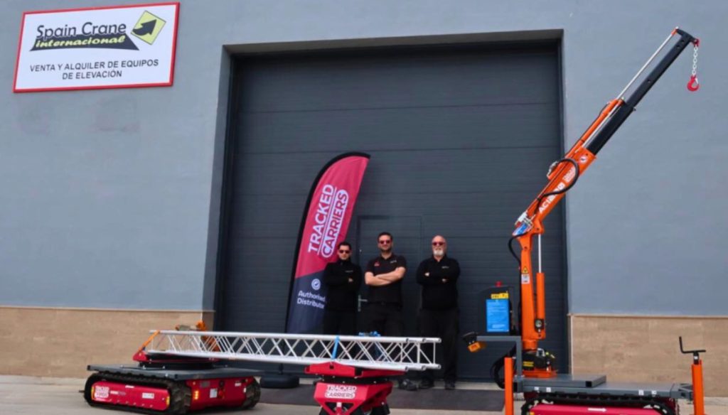 noticias maquinaria Spain Crane distribuidor de Tracked Carriers en España