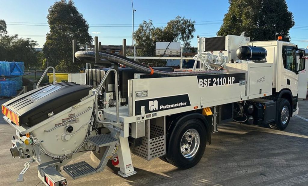 noticias maquinaria Dynamic Concrete Pumping adquiere la Putzmeister Moli BSF 2110 HP