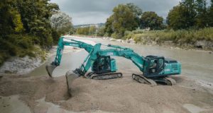 noticias maquinaria Excavadoras Kobelco en la flota de EFFE EMME Edilizia