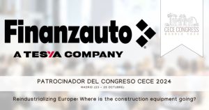noticias maquinaria Finanzauto patrocinador del Congreso CECE 2024