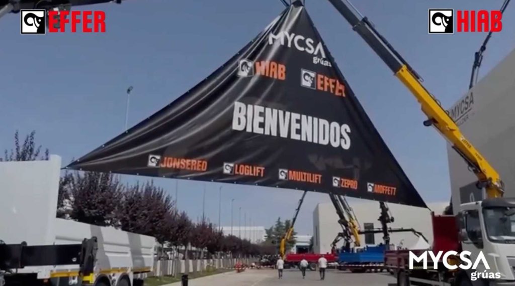 noticias maquinaria MYCSA Grúas presenta de grúas pesadas EFFER y Hiab
