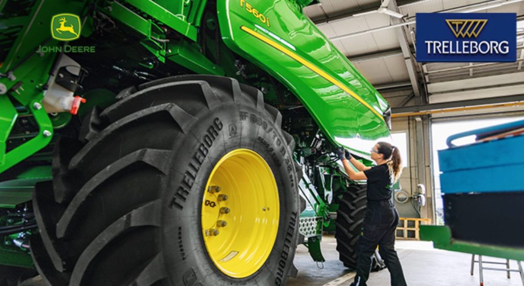 noticias maquinaria Trelleborg Tires aprovecha la red de John Deere para su expansión en Brasil