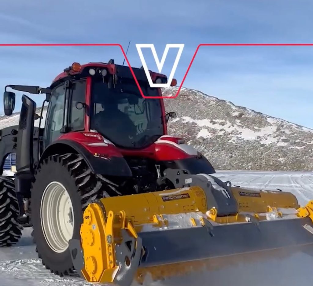 noticias maquinaria Un tractor Valtra T235 Active llega a la Antártida