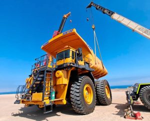 noticias maquinaria XCMG Chile en EXPONOR con el CAEX Híbrido