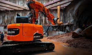 noticias maquinaria excavadora tuneladora DX235RTF-7 de Develon
