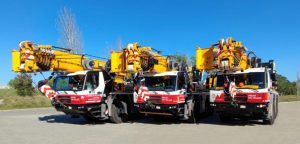 noticias maquinaria Grúas del Vallés con nuevas grúas Grove GMK3060L-1