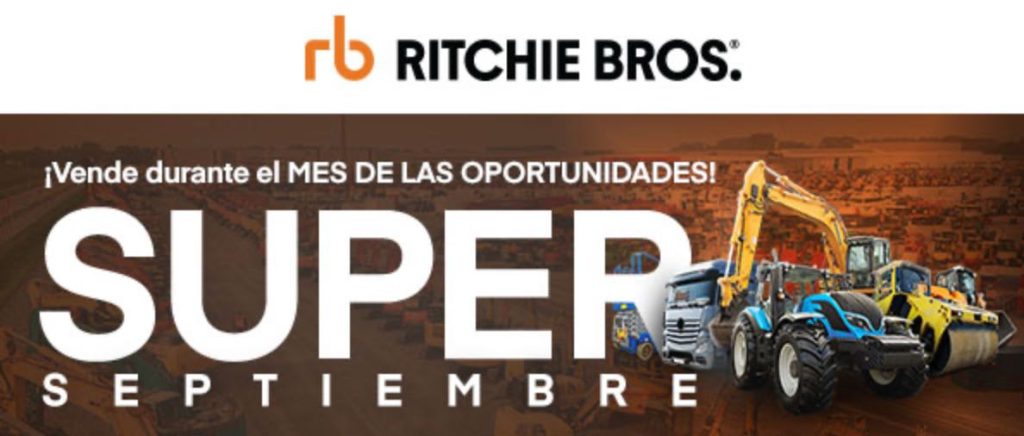 noticias maquinaria Ritchie Bros. vuelve con otro Superseptiembre