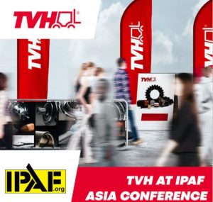 noticias maquinaria TVH patrocinador Oficial de IPAF Asia 2024