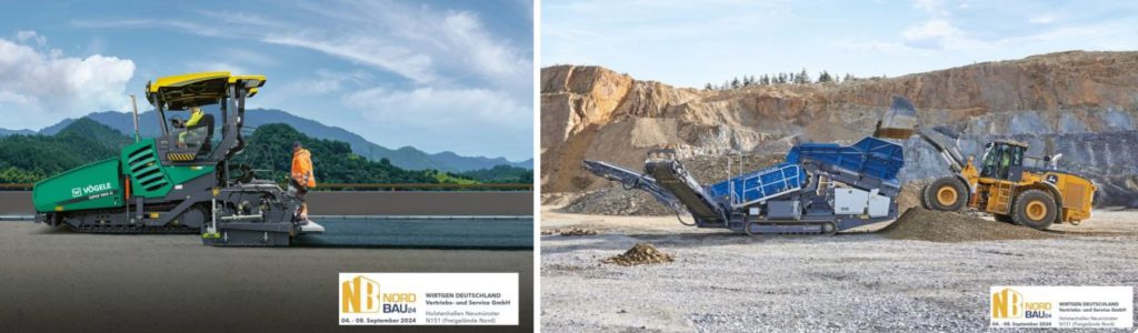 noticias maquinaria Wirtgen Group con dos estrenos en NordBau 2024