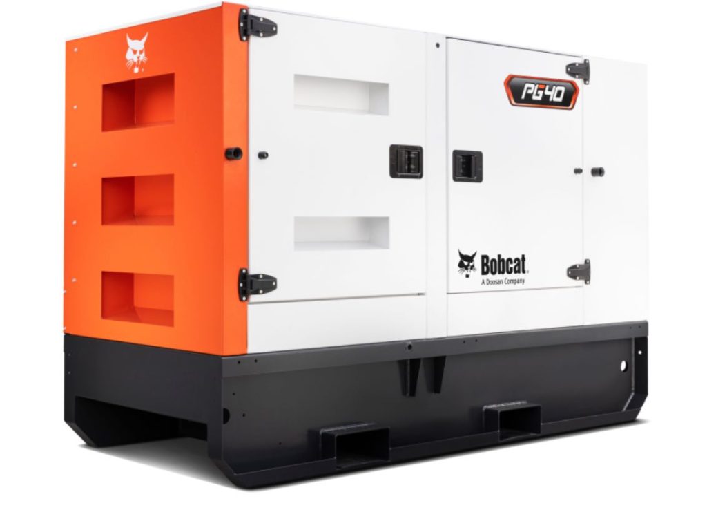 noticias maquinaria generadores portátiles Bobcat PG40