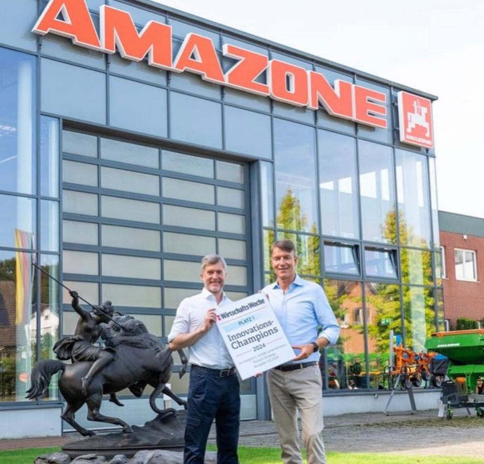 noticias maquinaria AMAZONE reconocida por su innovación