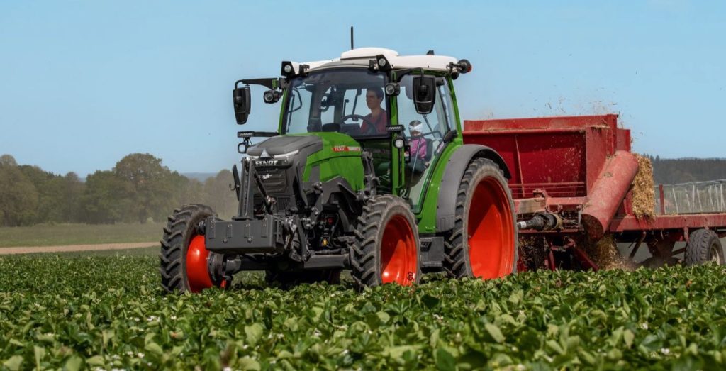 noticias maquinaria El Fendt e100 Vario totalmente eléctrico