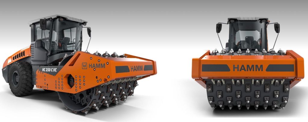 noticias maquinaria Nuevo compactador HC 250 C VC de Hamm