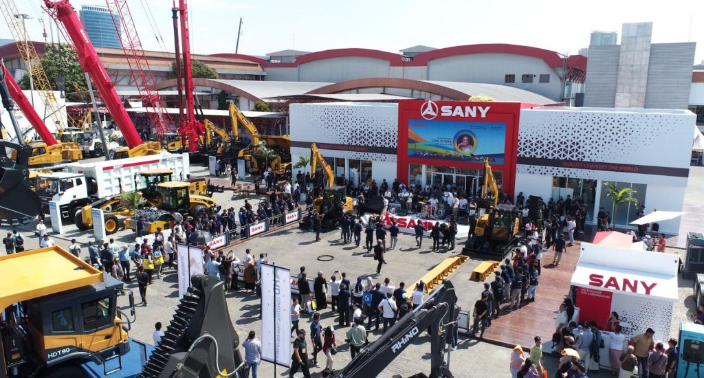 noticias maquinaria SANY Group Deslumbra en Construction Indonesia 2024